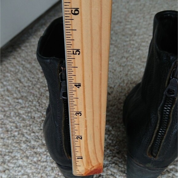 Rag and Bone newbury ankle black boots in cowhide leather size 6 - Picture 10 of 12